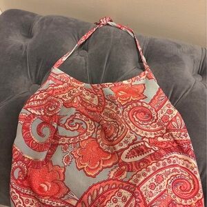 Paisley Patterned Pink and White Women's top